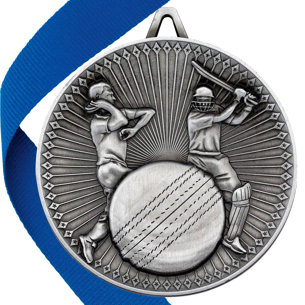 Cricket Antique 60mm Medal BW Trophies