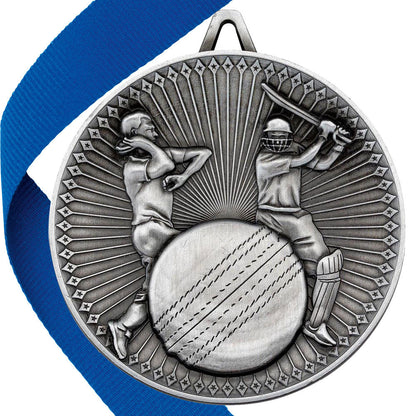 Cricket Antique 60mm Medal BW Trophies