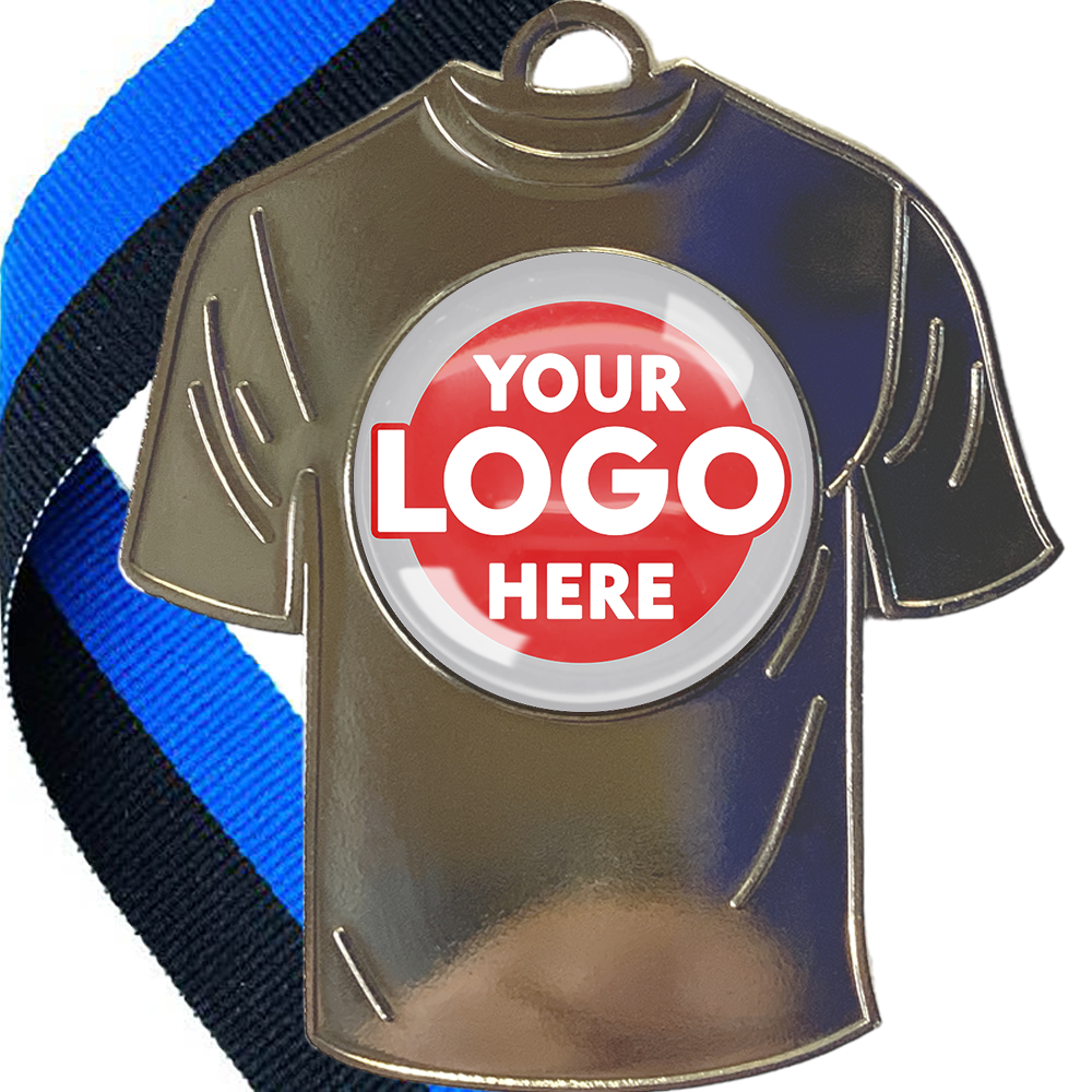 Shirt-shaped Silver Medal