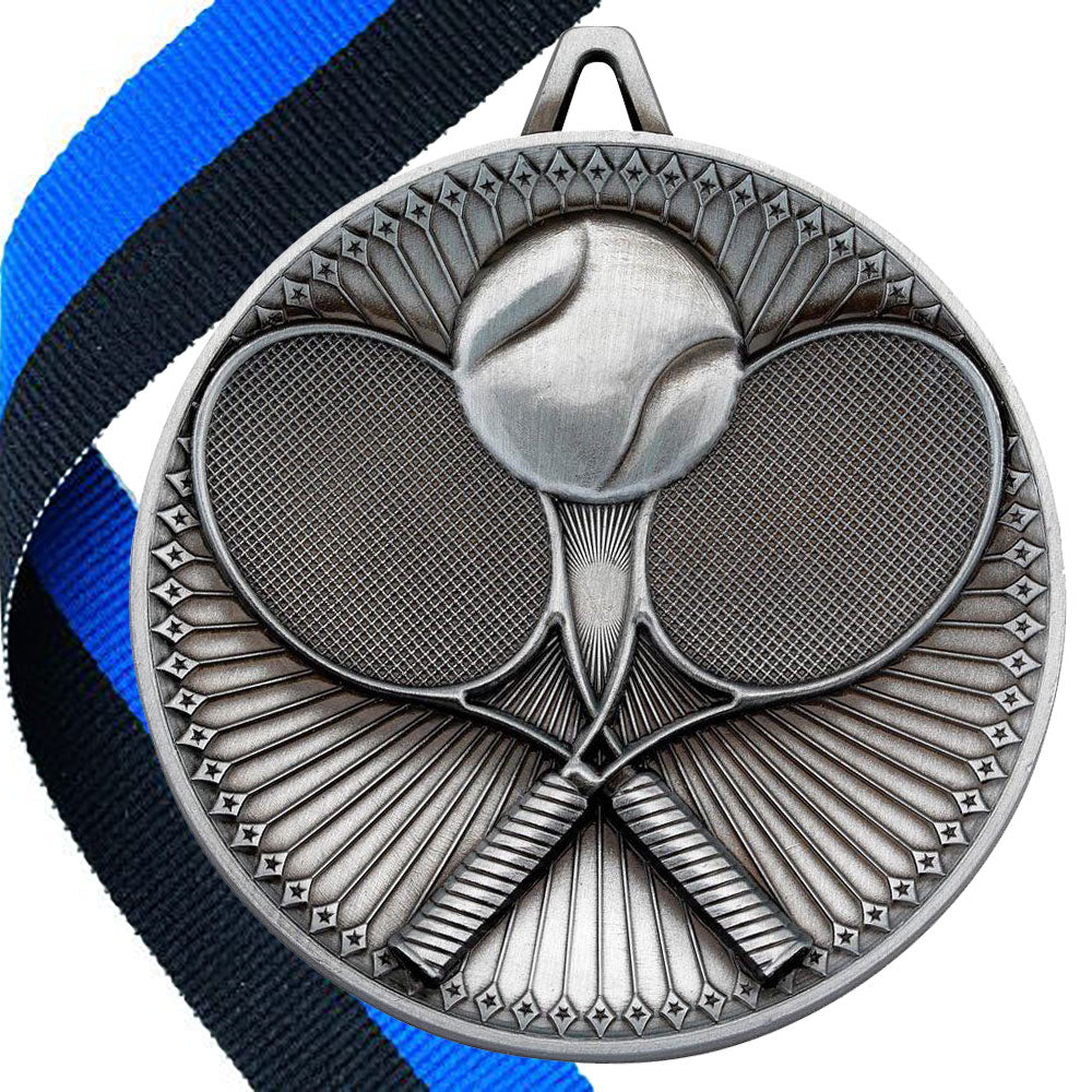 Tennis Antique 60mm Medal BW Trophies