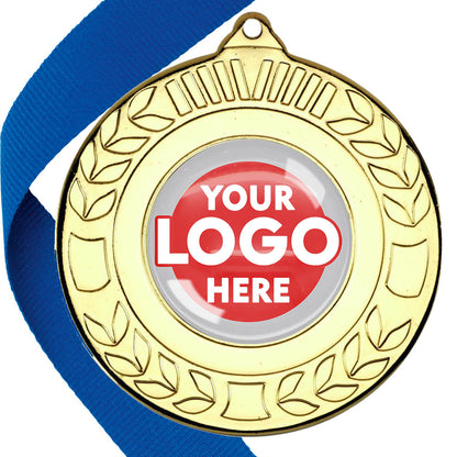 50mm Original Laurel  Medal on a Ribbon