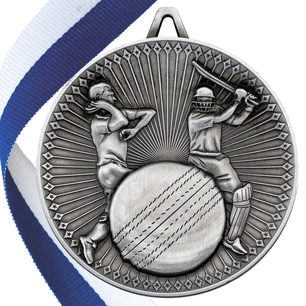 Cricket Antique 60mm Medal BW Trophies