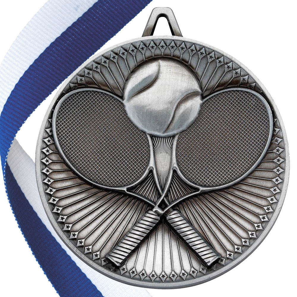 Tennis Antique 60mm Medal BW Trophies