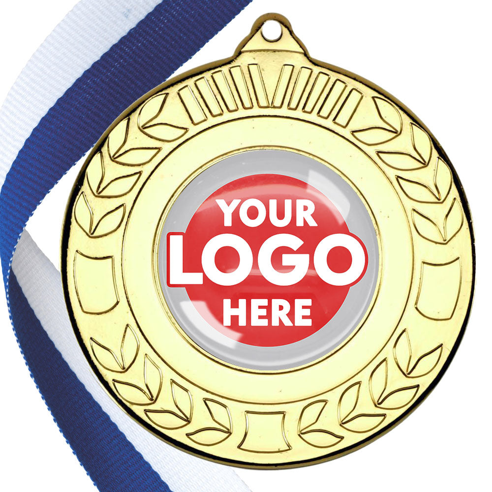 50mm Original Laurel  Medal on a Ribbon