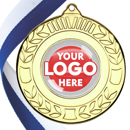 50mm Original Laurel  Medal on a Ribbon