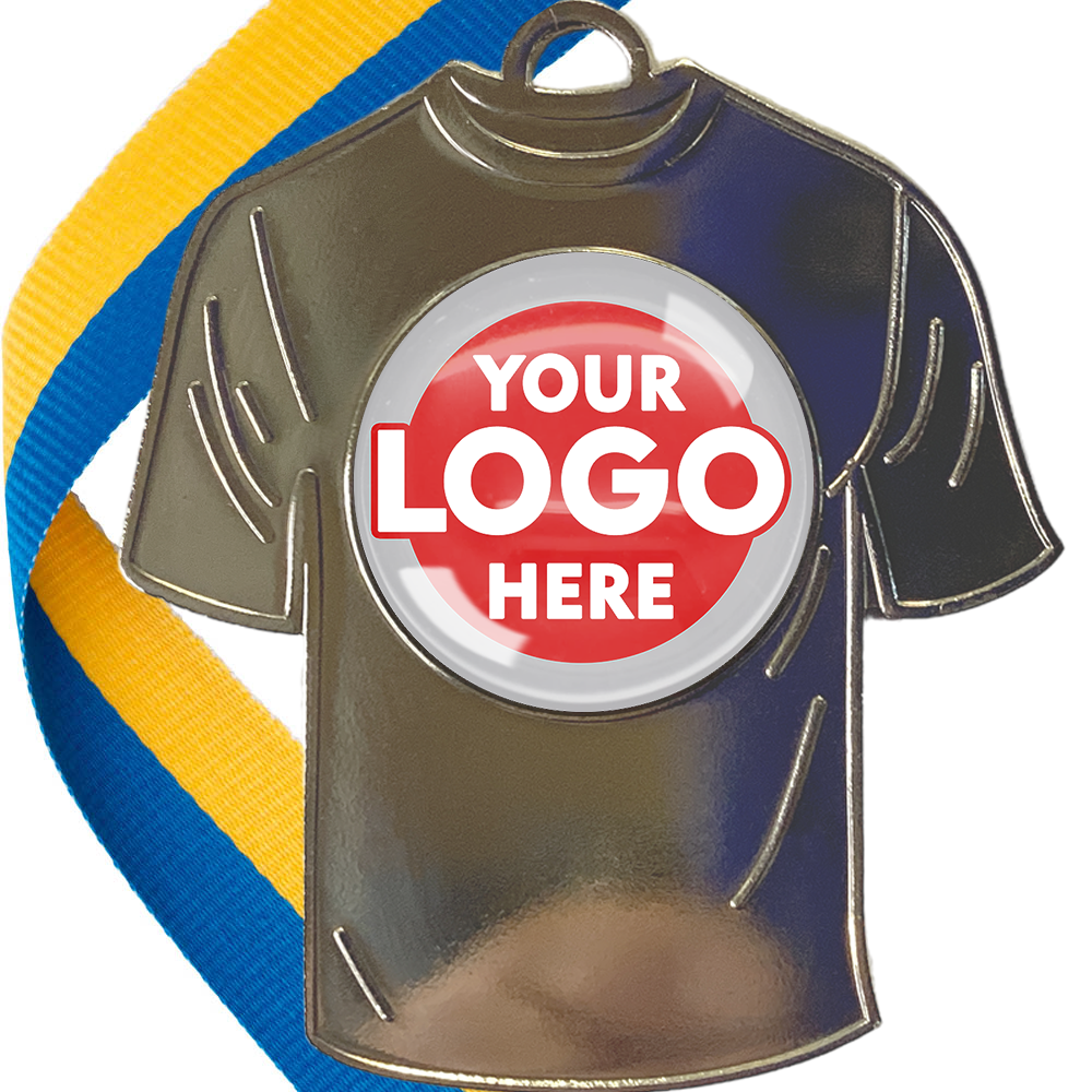 Shirt-shaped Silver Medal