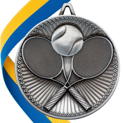 Tennis Antique 60mm Medal BW Trophies