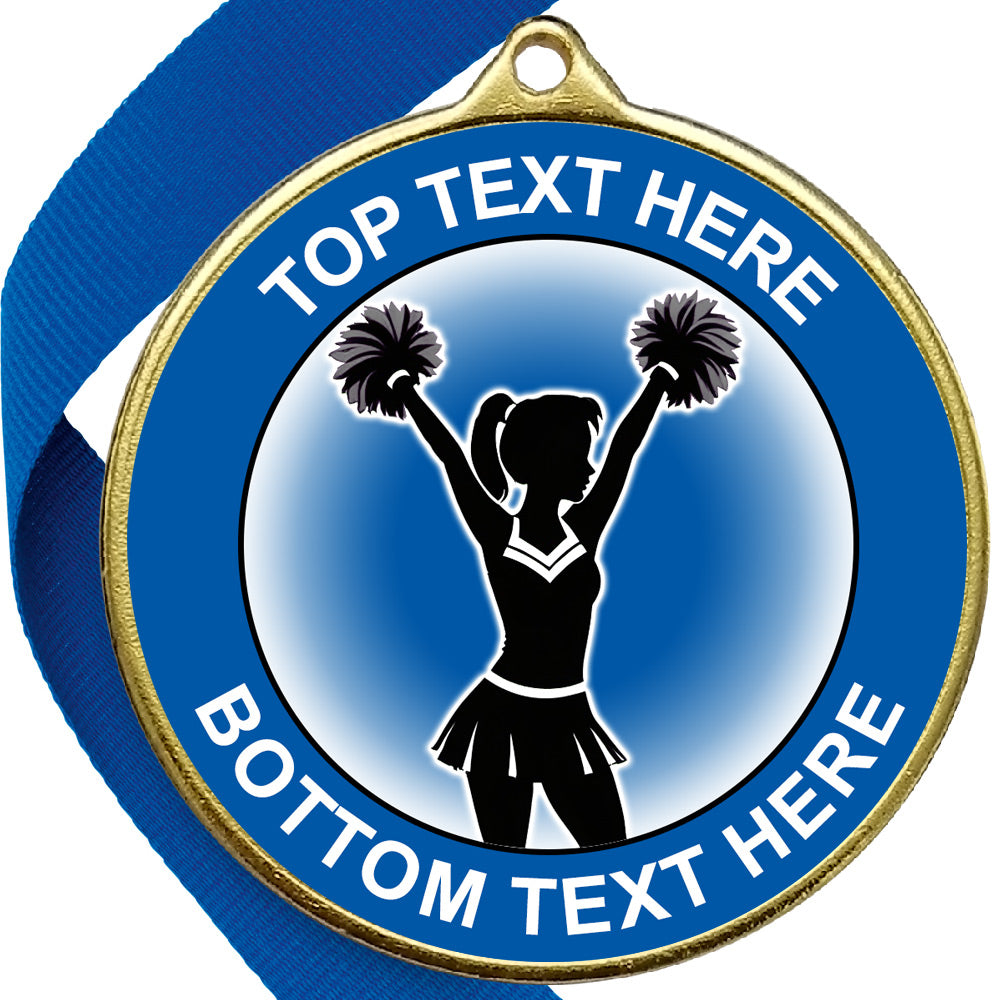 Cheerleading  Medal - BLUE