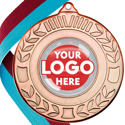 50mm Original Laurel  Medal on a Ribbon