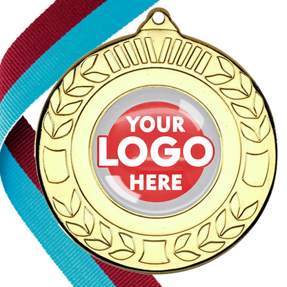 50mm Original Laurel  Medal on a Ribbon