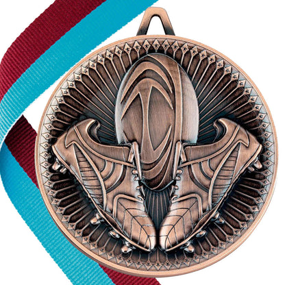 Rugby Antique Style 60mm Medal BW Trophies