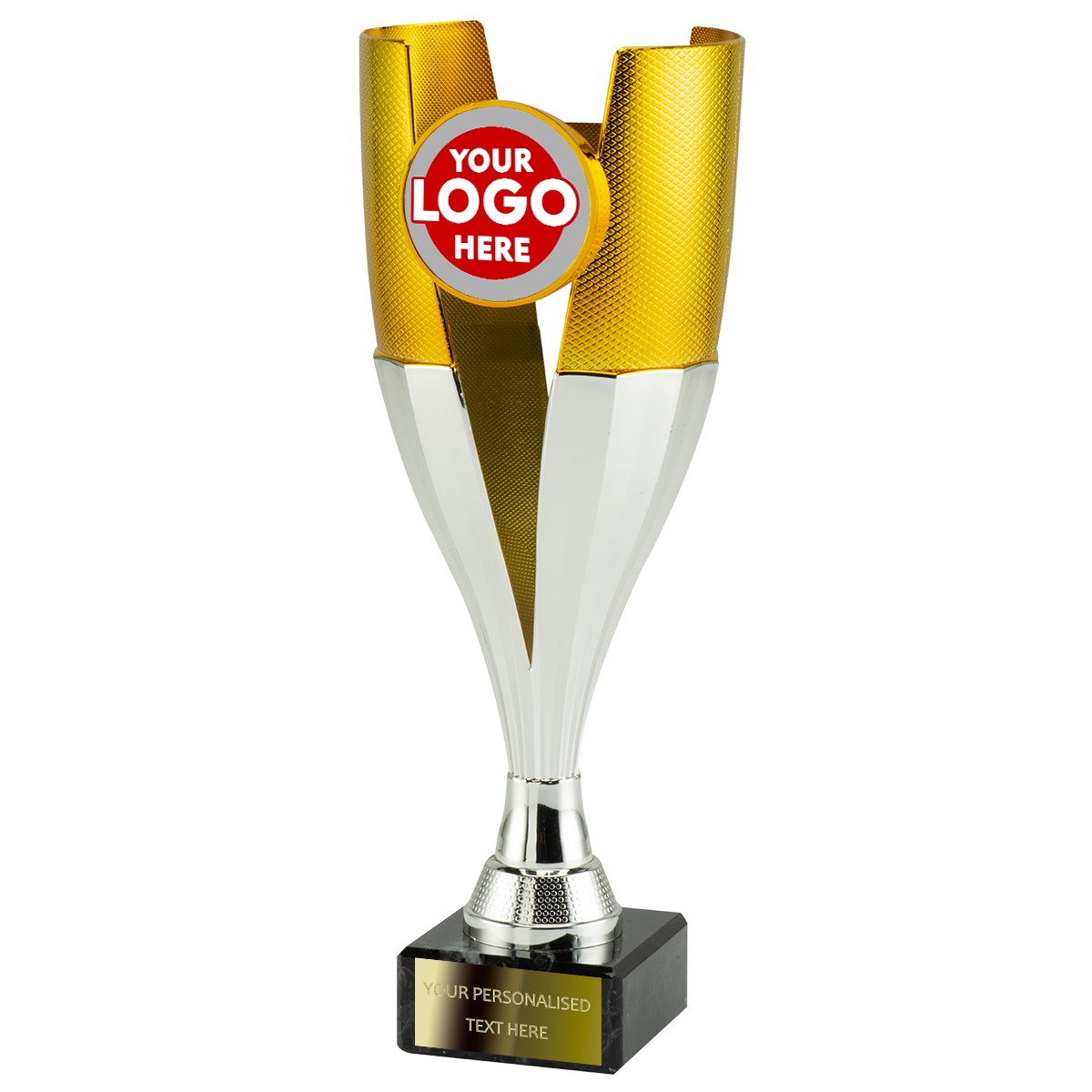 Elegant Trophy on Black Marble Base (ET.466.01/2/3.A) BW Trophies