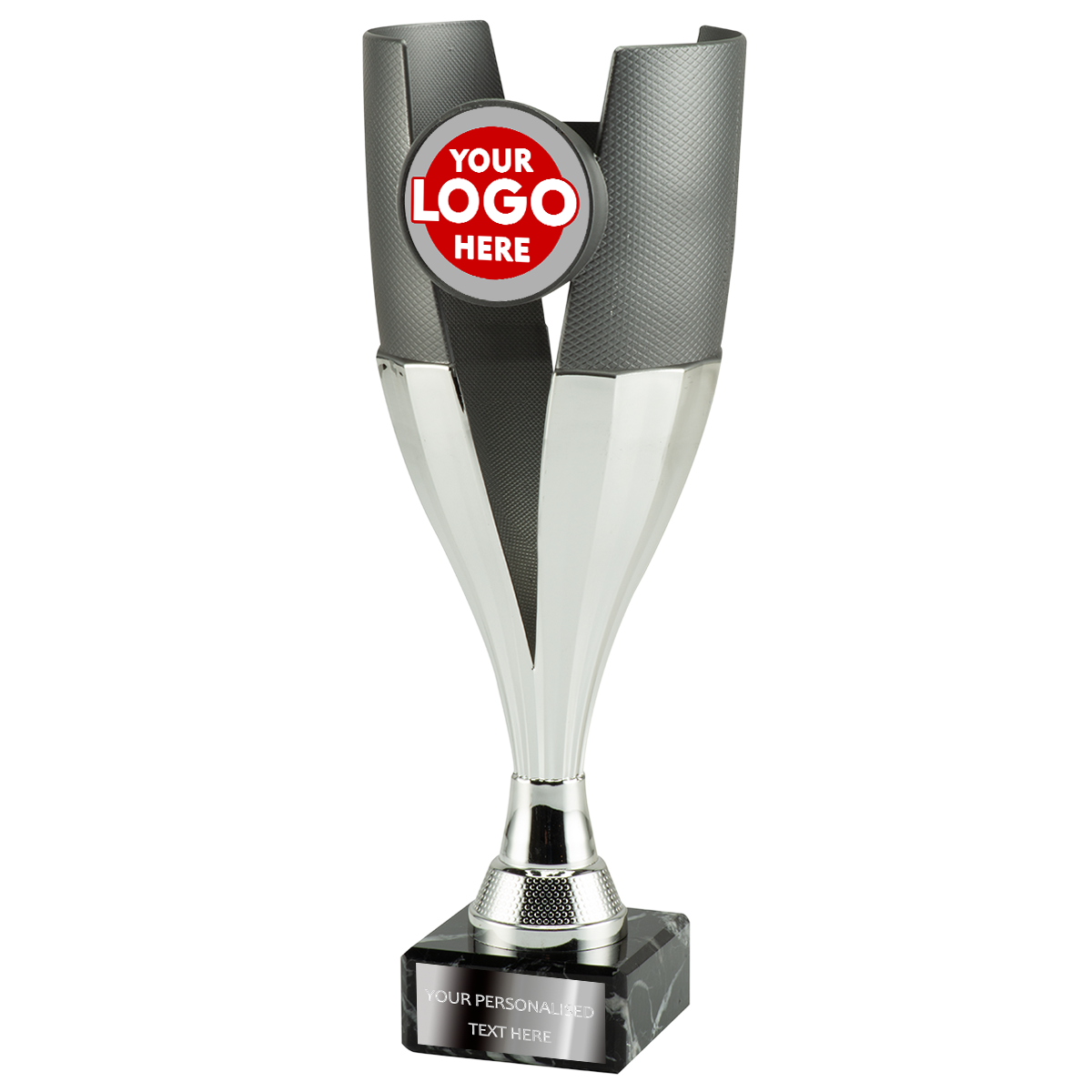 Elegant Trophy on Black Marble Base (ET.466.01/2/3.A) BW Trophies