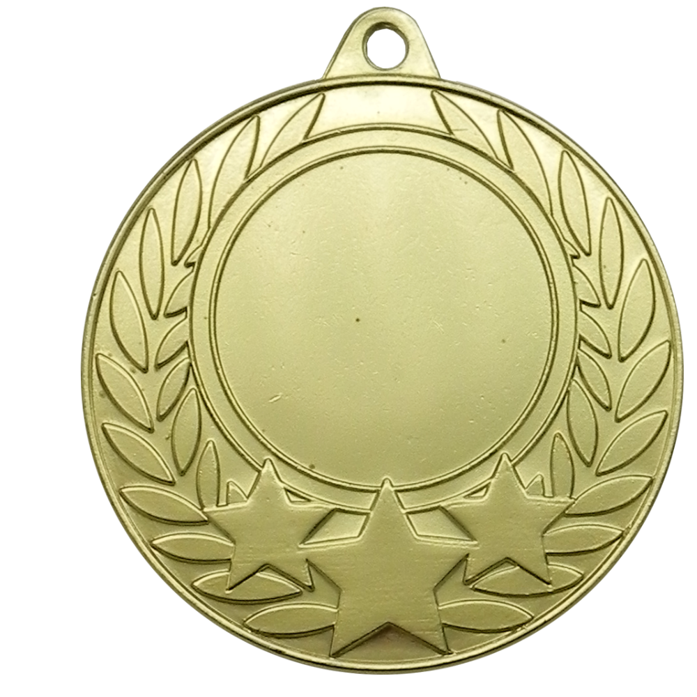 Glossy Gel 50mm Dazzle Design Medal on a Ribbon