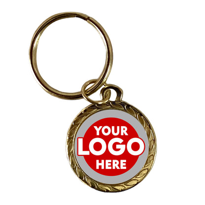 Metal Keyring with Logo of Your Choice - 30mm
