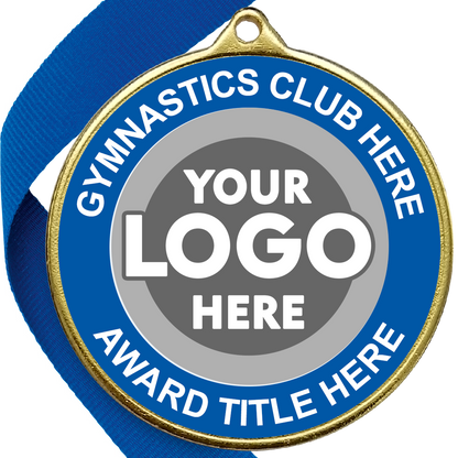 Gymnastics Awards Medal - BLUE