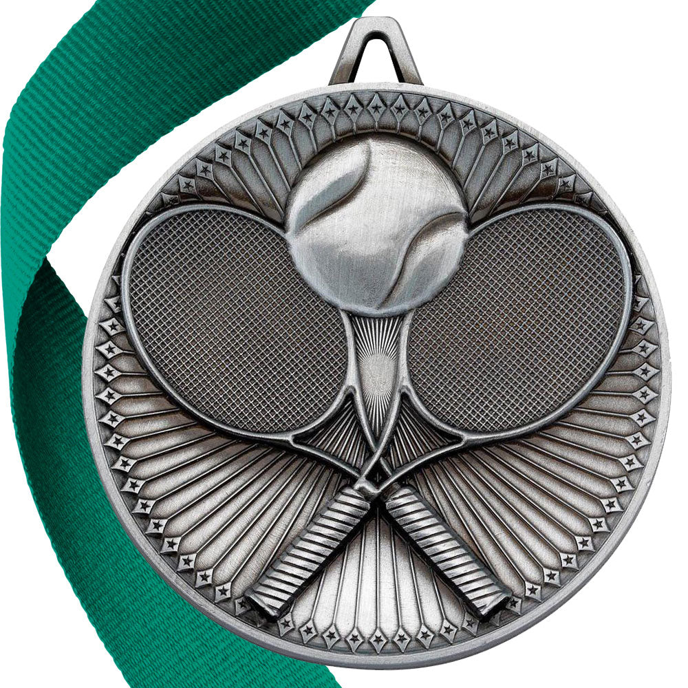 Tennis Antique 60mm Medal BW Trophies
