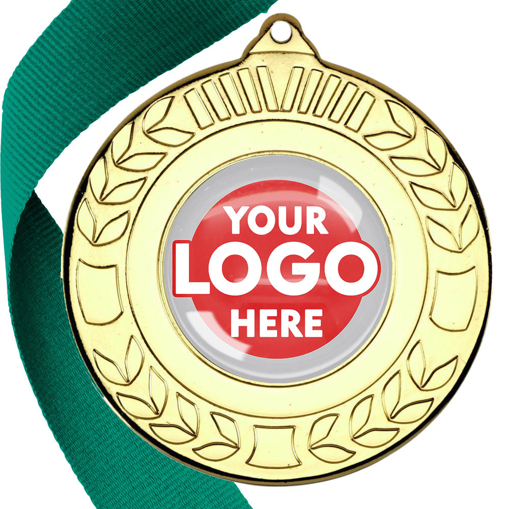 50mm Original Laurel  Medal on a Ribbon