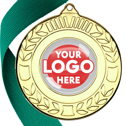 50mm Original Laurel  Medal on a Ribbon