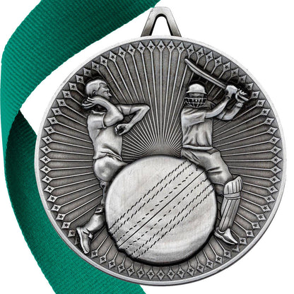 Cricket Antique 60mm Medal BW Trophies