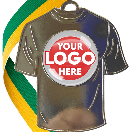 Shirt-shaped Silver Medal