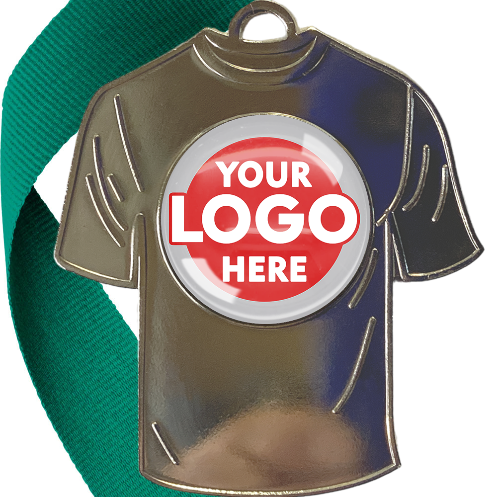 Shirt-shaped Silver Medal