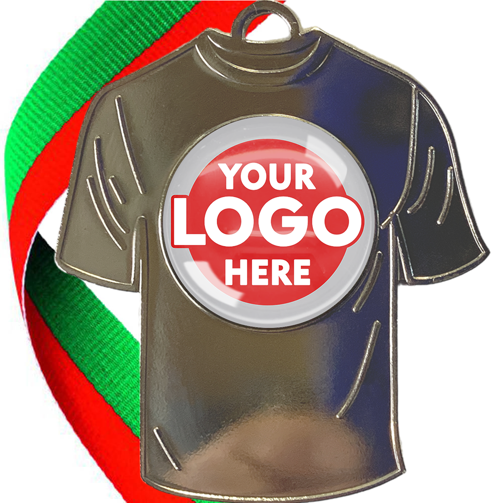 Shirt-shaped Silver Medal