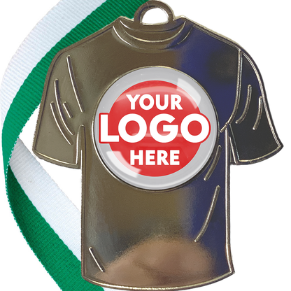 Shirt-shaped Silver Medal