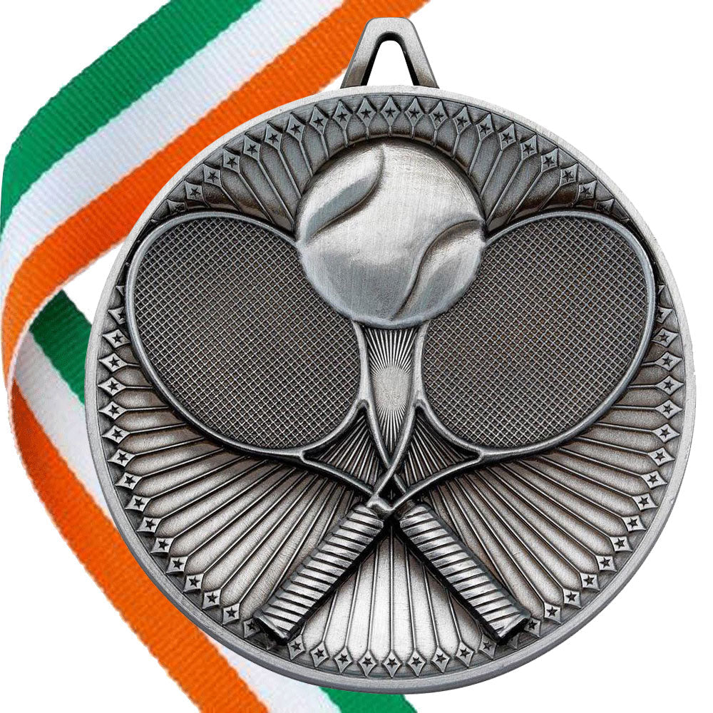 Tennis Antique 60mm Medal BW Trophies