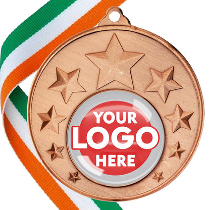 50mm Multi Star Medal on a Ribbon