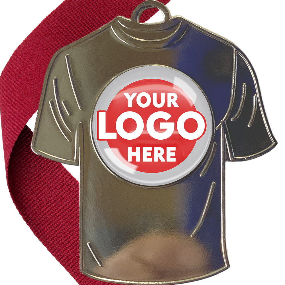 Shirt-shaped Silver Medal