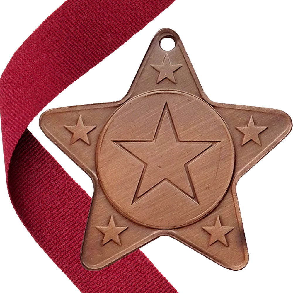 The Original - Star Shape Medal on a Ribbon