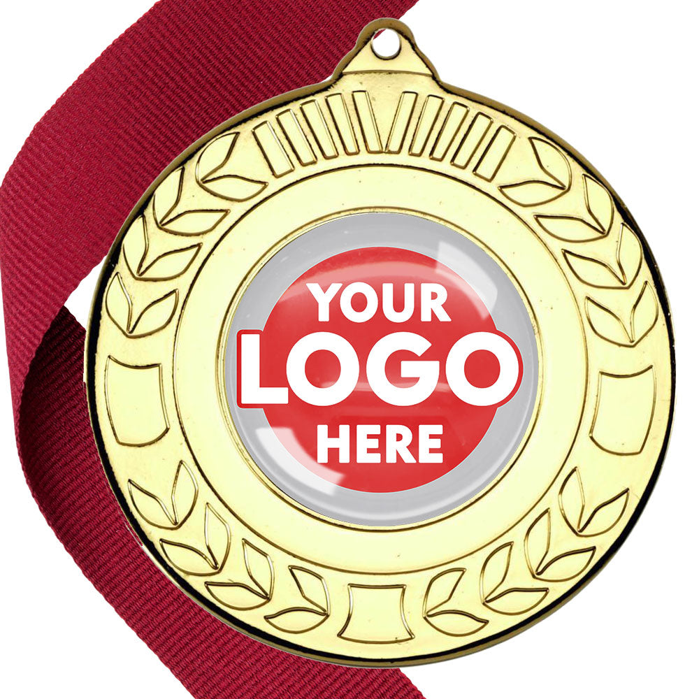 50mm Original Laurel  Medal on a Ribbon