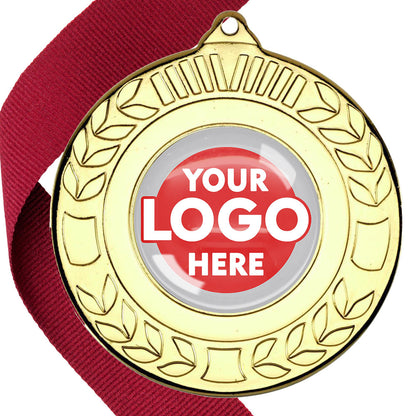 50mm Original Laurel  Medal on a Ribbon