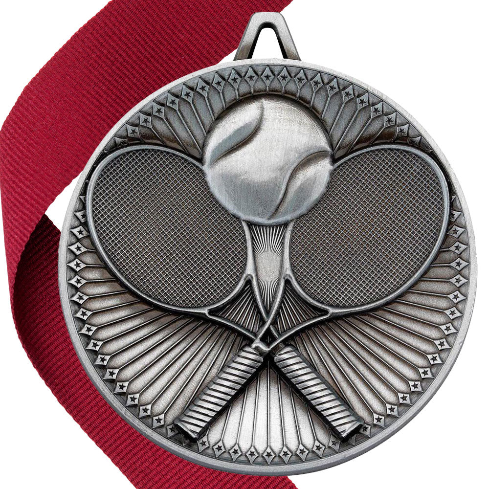 Tennis Antique 60mm Medal BW Trophies