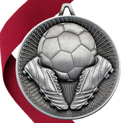 Football + Boots 60mm Medal