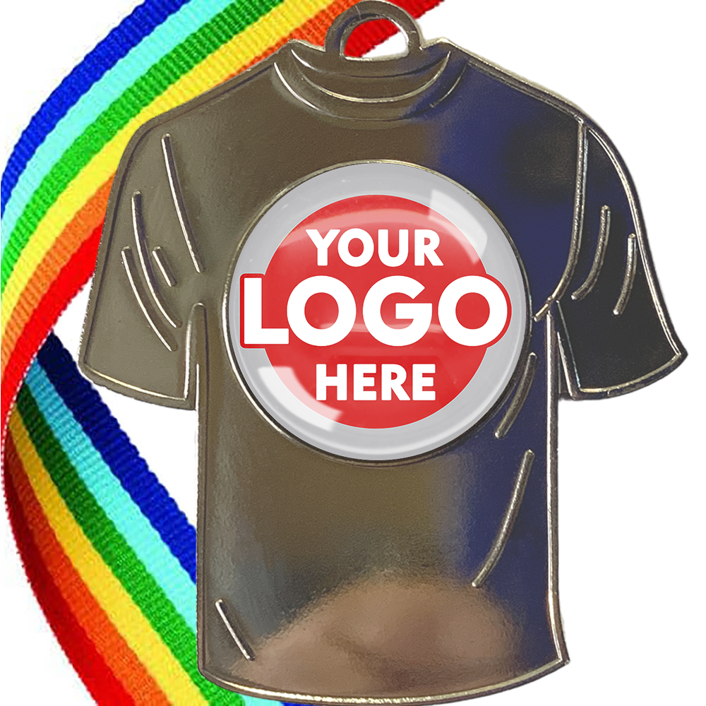 Shirt-shaped Silver Medal