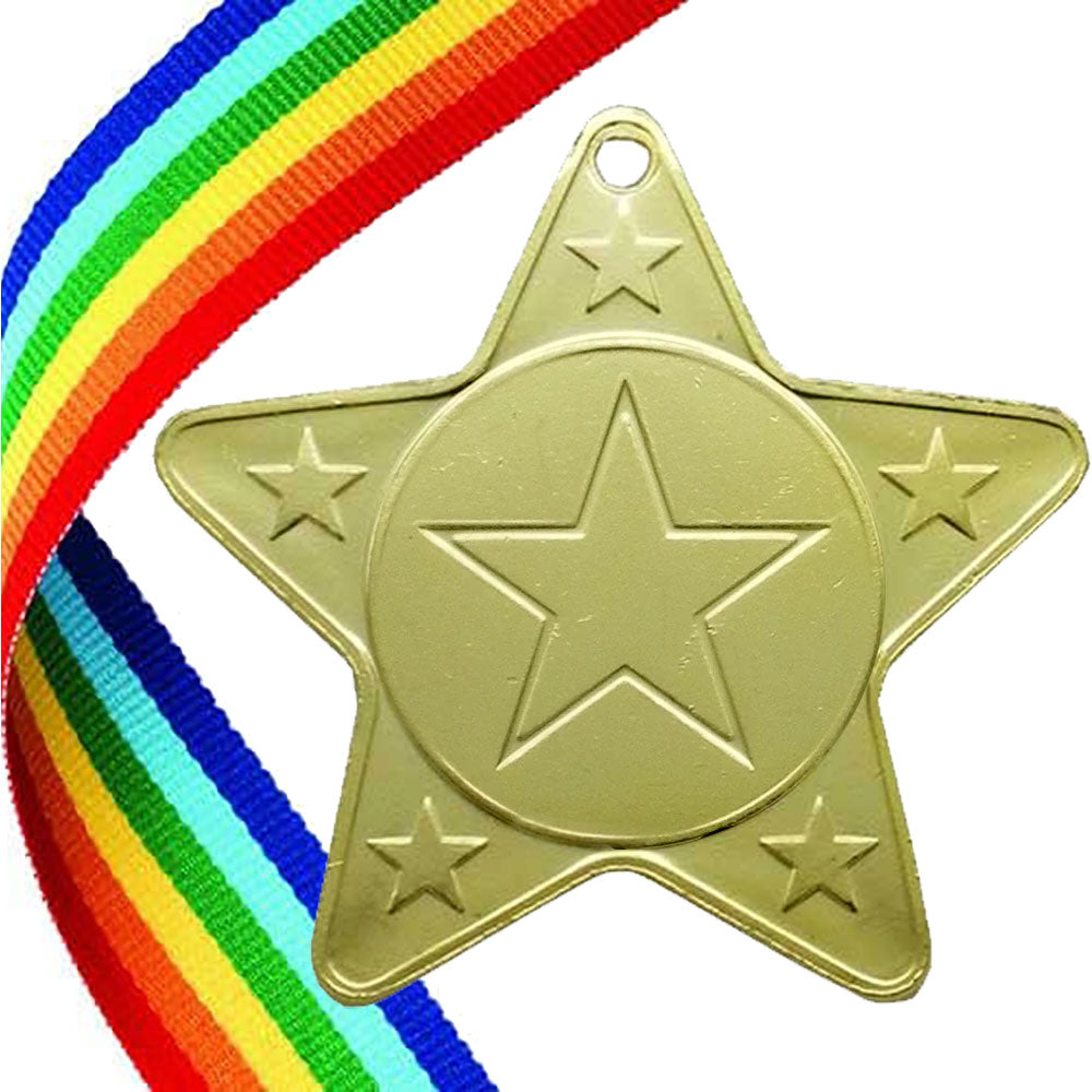 The Original - Star Shape Medal on a Ribbon