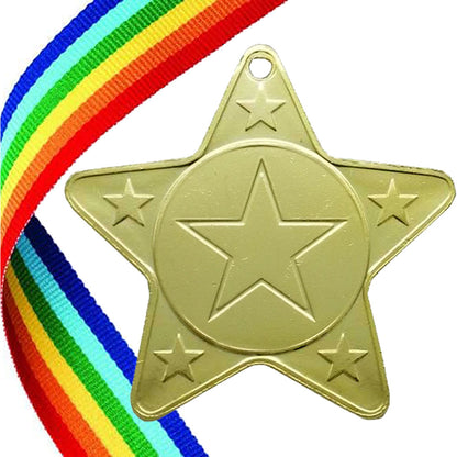 The Original - Star Shape Medal on a Ribbon