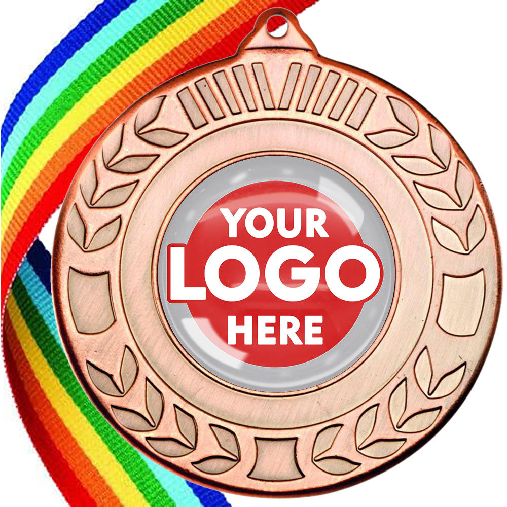 50mm Original Laurel  Medal on a Ribbon