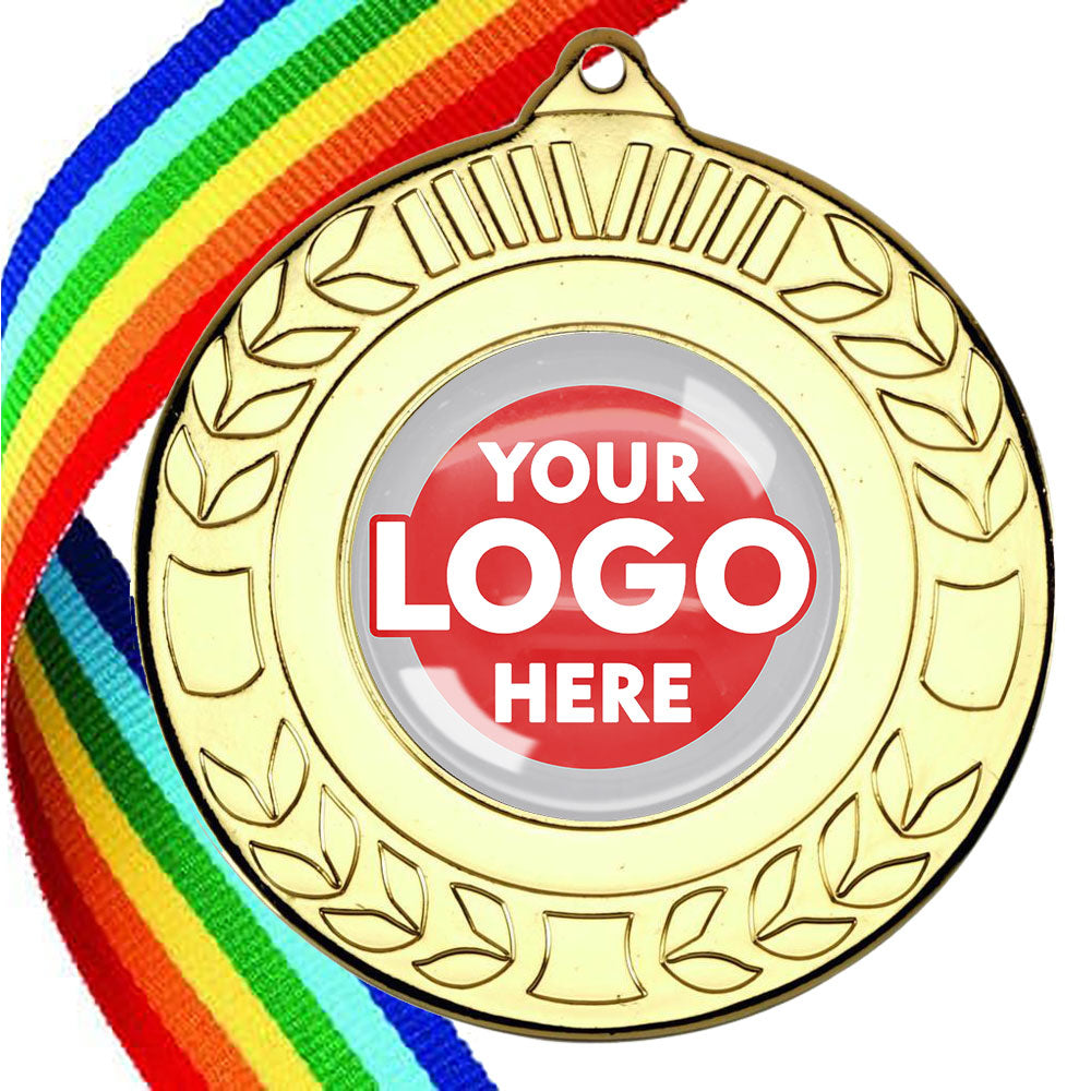 50mm Original Laurel  Medal on a Ribbon