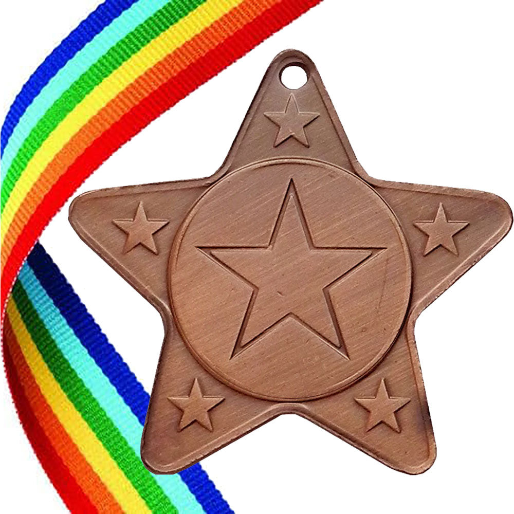The Original - Star Shape Medal on a Ribbon