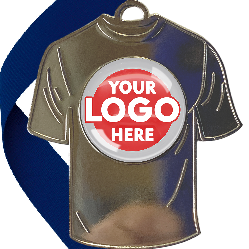 Shirt-shaped Silver Medal