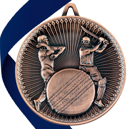 Cricket Antique 60mm Medal BW Trophies