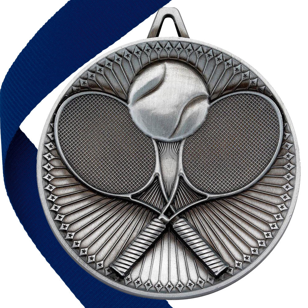 Tennis Antique 60mm Medal BW Trophies