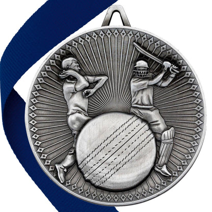 Cricket Antique 60mm Medal BW Trophies