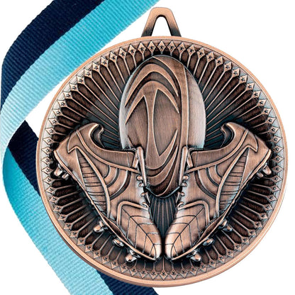 Rugby Antique Style 60mm Medal BW Trophies