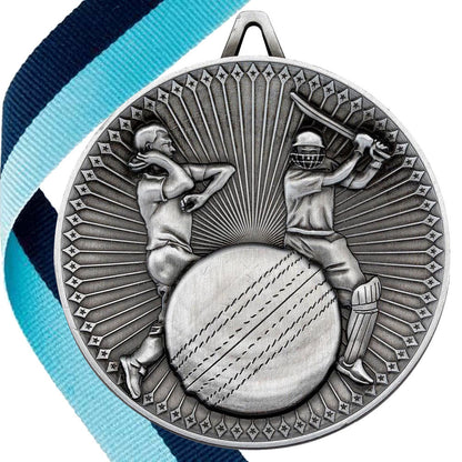 Cricket Antique 60mm Medal BW Trophies