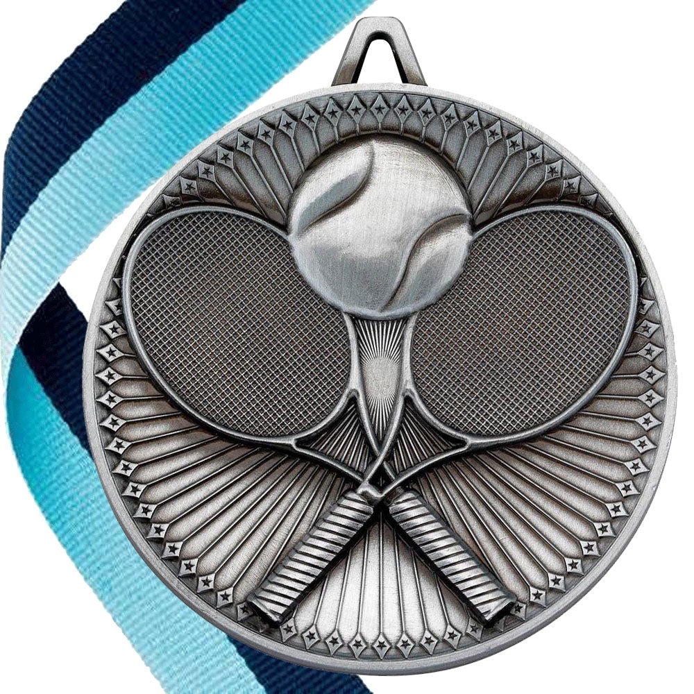 Tennis Antique 60mm Medal BW Trophies