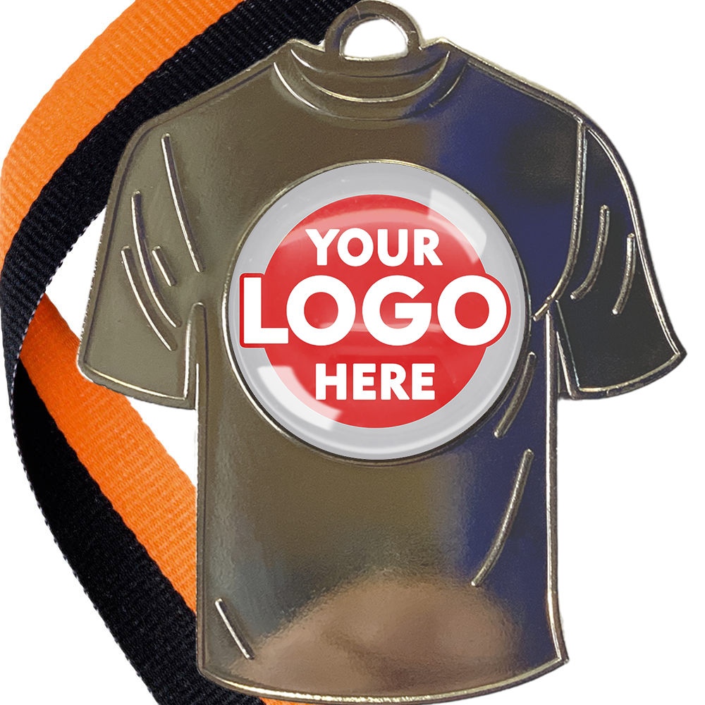 Shirt-shaped Silver Medal